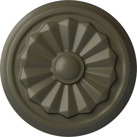 Ekena Millwork Olivia Ceiling Medallion (Fits Canopies up to 2 1/8"), Hand-Painted Witch Hazel, 7 7/8"OD x 1 1/8"P CM07OLWHF